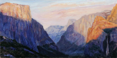 Fall Sunset, Yosemite Valley by Terry Lockman
