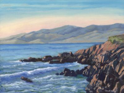 Late Afternoon on the Cambria Coast by Terry Lockman