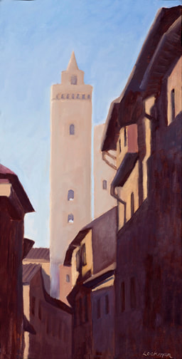 Late Afternoon, San Gimignano by Terry Lockman