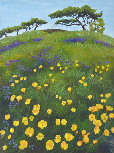 March Poppies by Terry Lockman