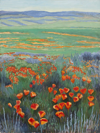 Spring Poppies by Terry Lockman
